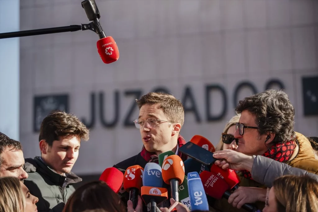 Mouliáa se niega a aportar sus informes psicológicos al juez como pidió Errejón 1 Moncloa Iñigo Errejón a la llegada a los juzgaos de Plaza de Castilla.