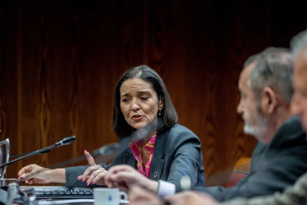 Reyes Maroto, líder del PSOE en Madrid y exministra de Industria durante la etapa de actividad de la trama Koldo