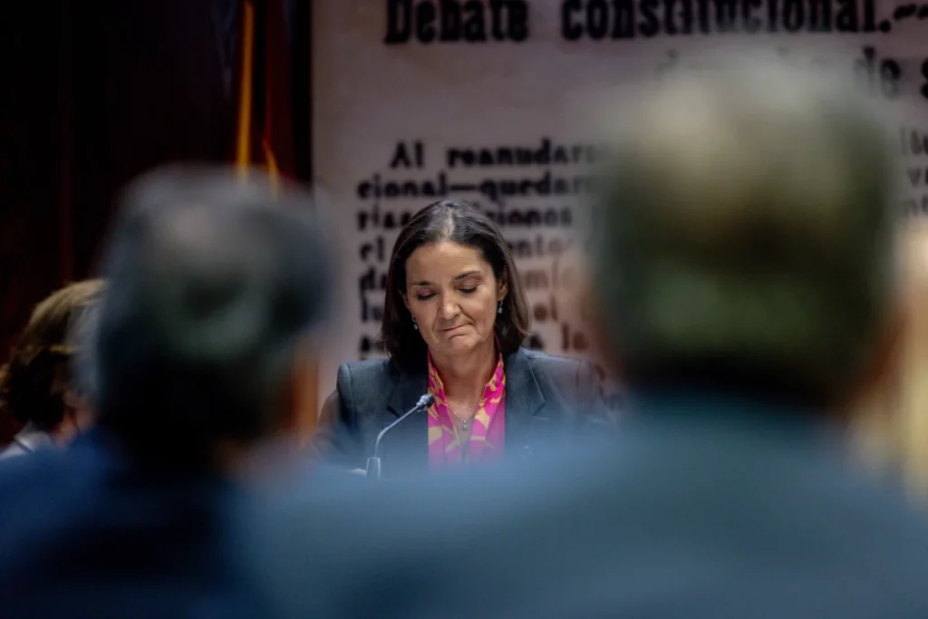 Reyes Maroto, líder del PSOE en Madrid y exministra de Industria durante la etapa de actividad de la trama Koldo