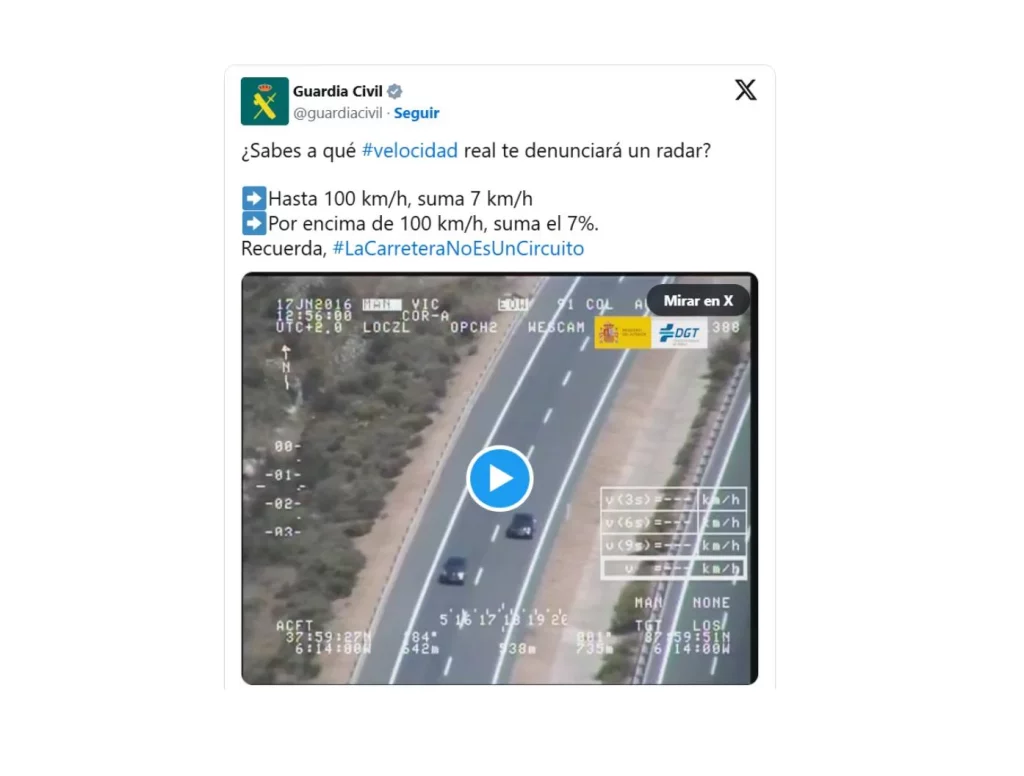 La Guardia Civil revela el secreto mejor guardado sobre los radares en carretera 20 Moncloa El código secreto de la Guardia Civil