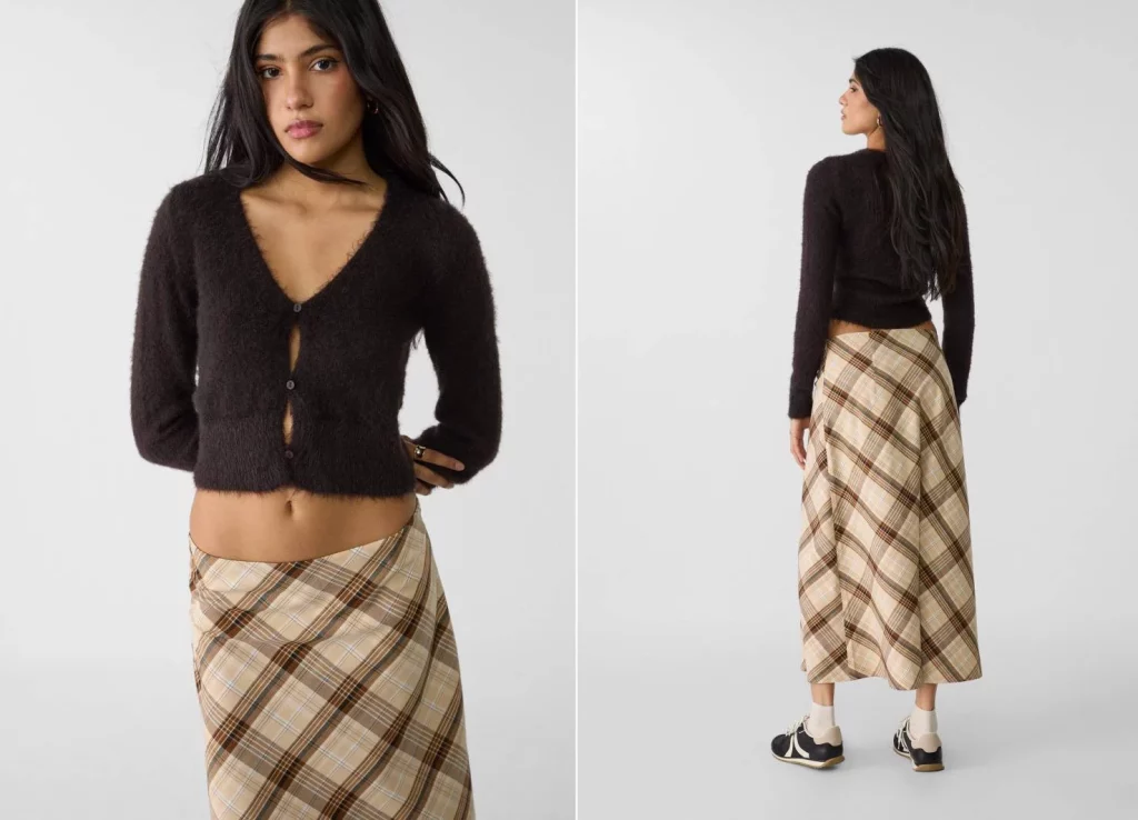 Esta chaqueta de Stradivarius es un éxito total y ya tiene el color de la primavera 2025 12 Moncloa Una clásica del invierno que se está agotando en Stradivarius