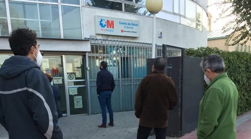El Centro de Salud de El Bercial, punto negro de la sanidad madrileña 1 Moncloa centro de salud el bercial COLAS GRIPE Moncloa