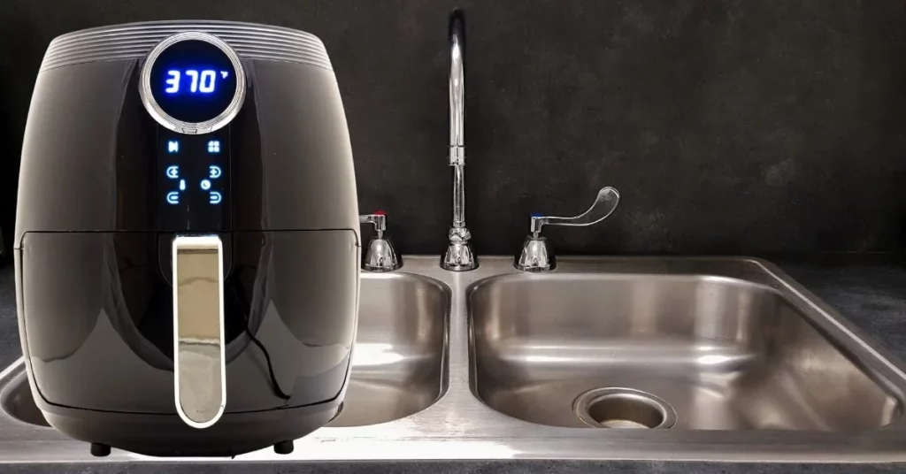 El vaso de agua en la freidora de aire es el secreto mejor guardado para cocinar mejor 1 Moncloa CONSEJOS ADICIONALES PARA OPTIMIZAR EL USO DE LA FREIDORA DE AIRE