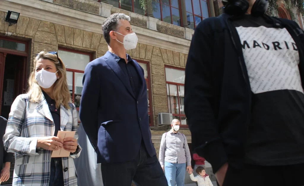 EuropaPress 3686470 vicepresidenta tercera ministra trabajo yolanda diaz antes ejercer derecho Moncloa