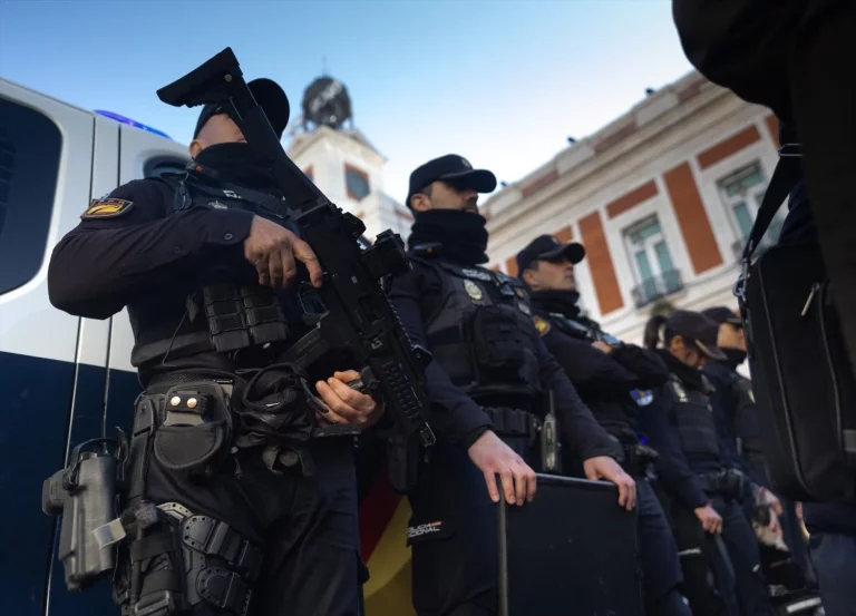 Policía nacional en Madrid (Fuente: Agencias)