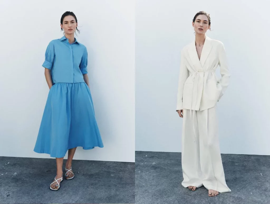 Conjuntos monocolor, un imprescindible de la nueva temporada en Zara 