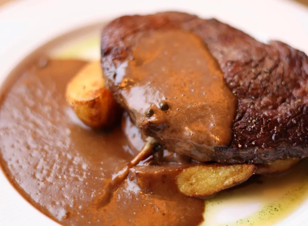 Solomillo en salsa de Oporto