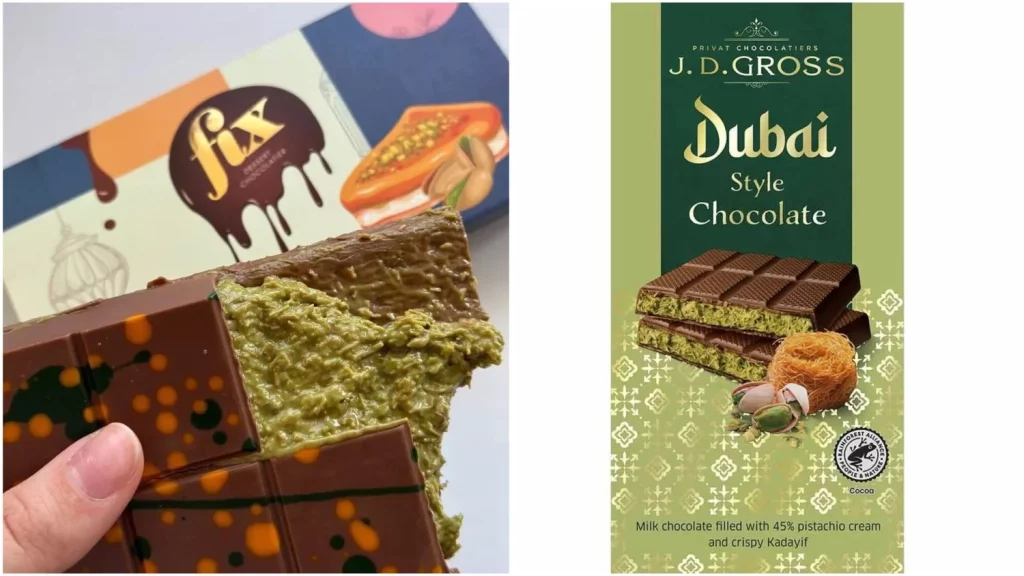 Chocolate Dubái: el dulce viral en TikTok donde el FOMO es el ingrediente secreto 2 Moncloa Chocolate Dubai original vs. Lidl Moncloa