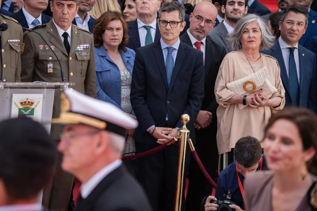 Bolaños contra Ayuso en el Dos de Mayo (Fuente: Agencias)