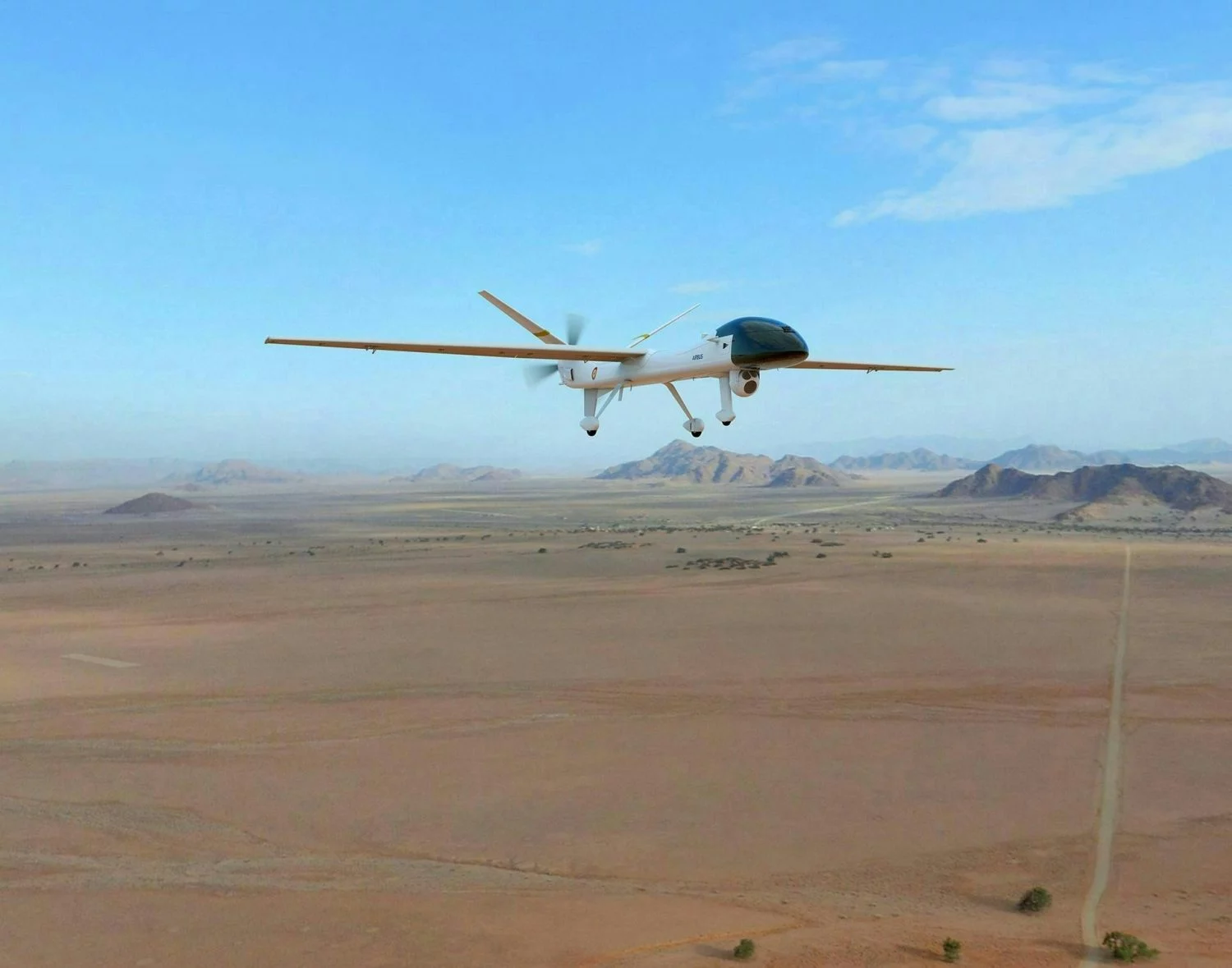 Un dron desarrollado por Airbus Space and Defence (Fuente: Agencias)