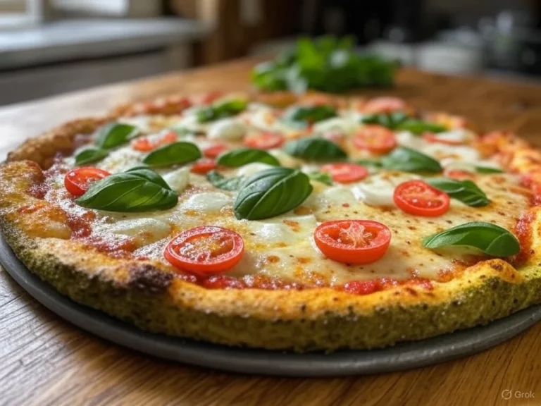 Crujiente, sabrosa y ligera: la pizza con masa de calabacín que te sorprenderá