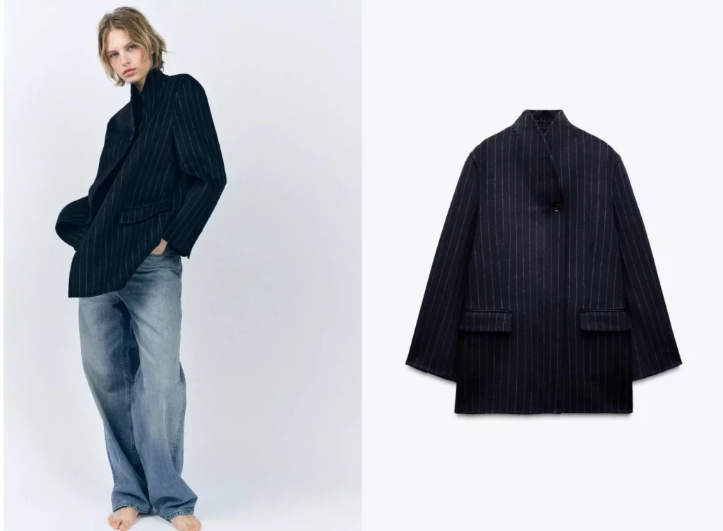 Zara copia la chaqueta más inesperada de Letizia y cuesta menos de 80€ 29 Moncloa La versión low cost del look de Letizia está en Zara