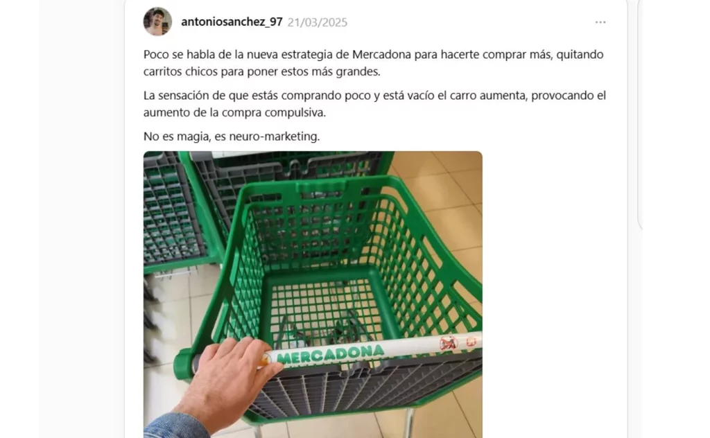 Cuál es el secreto de Mercadona que hace que los usuarios compren más