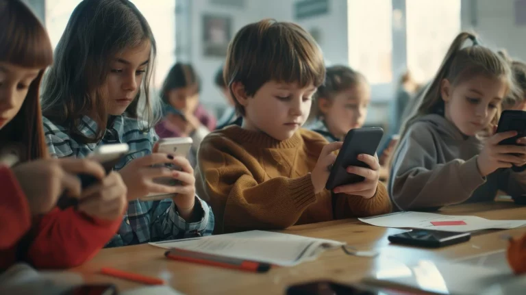 Madrid prohíbe los dispositivos digitales  para recuperar la atención estudiantil