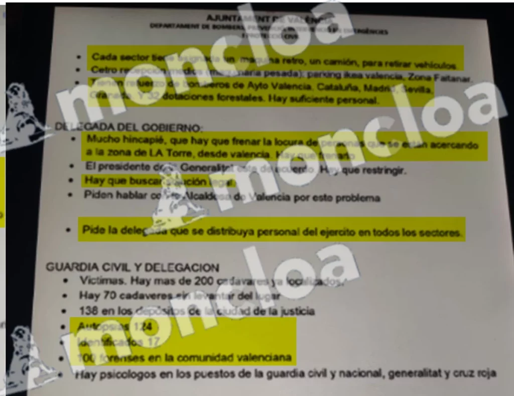 Un acta del CECOPI recogió 2.500 desaparecidos por la DANA 1 Moncloa WhatsApp Image 2025 03 27 at 18.37.58 Moncloa