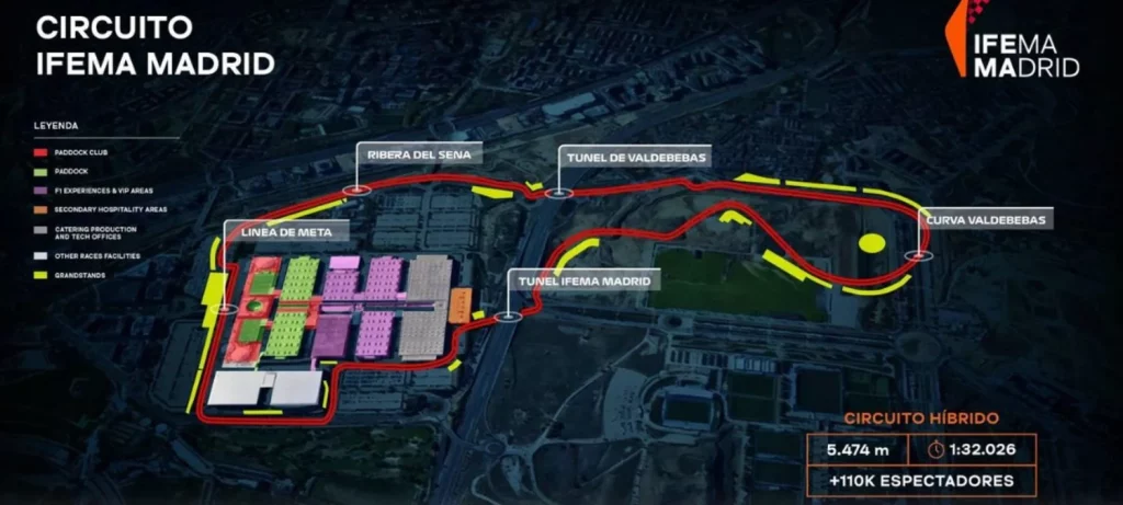 El circuito de Fórmula-1 de Ifema, Madrig, un ambicioso proyecto y con el tiempo ajustado | Fuente: Ifema
