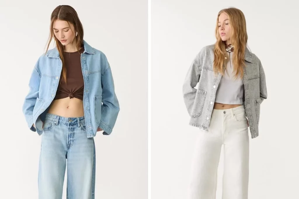 Stradivarius ya tiene el conjunto vaquero perfecto y 'low cost' para esta temporada 24 Moncloa Estilo chic en las calles de España con look Stradivarius