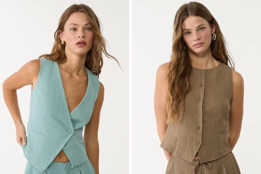 Este chaleco que parece de diseñador está en Stradivarius por menos de 23 euros 3 Moncloa Otras opciones de chaleco de Stradivarius que no te pueden faltar