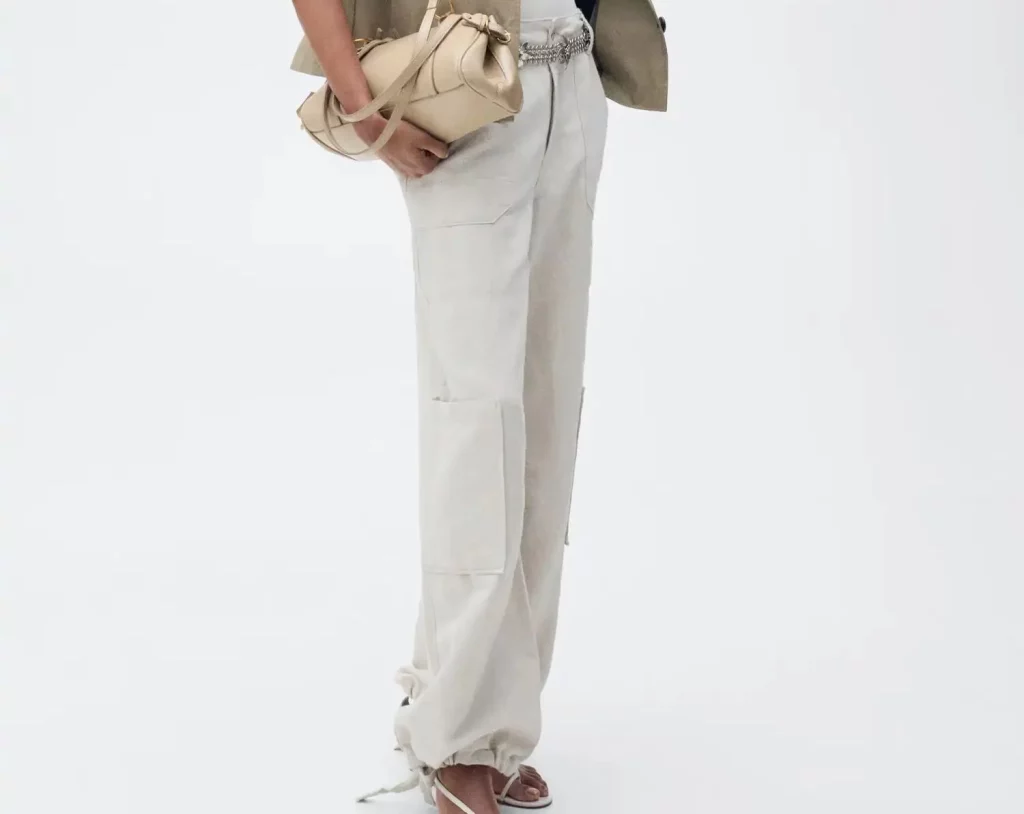 Mango ha sacado esta colección de pantalones de lino ideales para el verano 15 Moncloa Pantalones cargo de lino de Mango