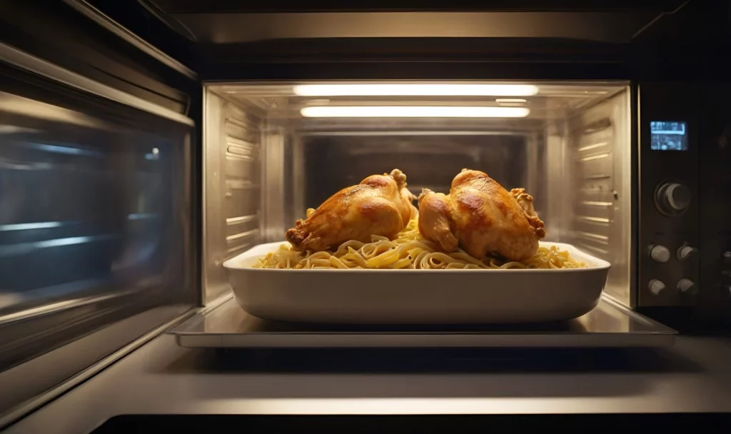 El alimento que nunca debes recalentar en el microondas o liberarás toxinas ocultas 14 Moncloa EL POLLO RECALENTADO: UN RIESGO QUE NO DEBES CORRER