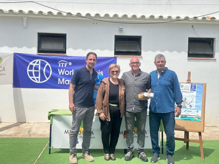El ITF Sénior ‘Ciutat de Maó’ cierra su sexta edición con récord internacional y gran ambiente deportivo