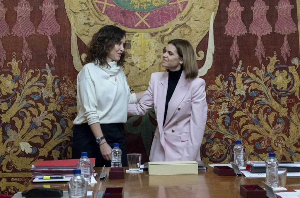 EuropaPress 5694071 presidenta comunidad madrid isabel diaz ayuso saluda alcaldesa alcala 1 Moncloa
