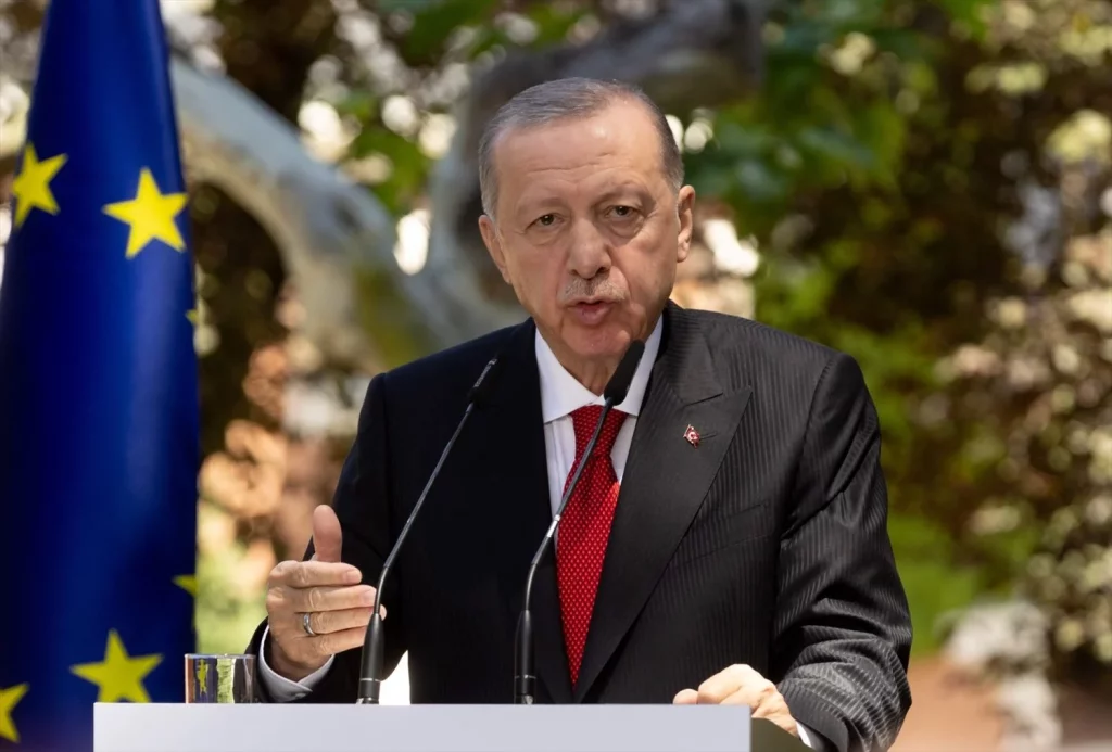 EuropaPress 6030772 presidente republica turquia recep tayyip erdogan interviene viii ran Moncloa