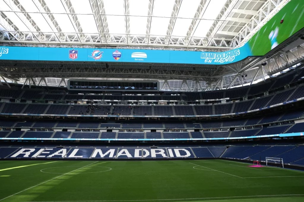 Un Santiago Bernabéu en silencio | Fuente: Agencias