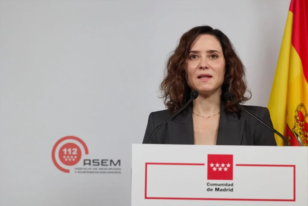 EuropaPress 6684573 presidenta comunidad madrid isabel diaz ayuso comparece medios comunicacion Moncloa