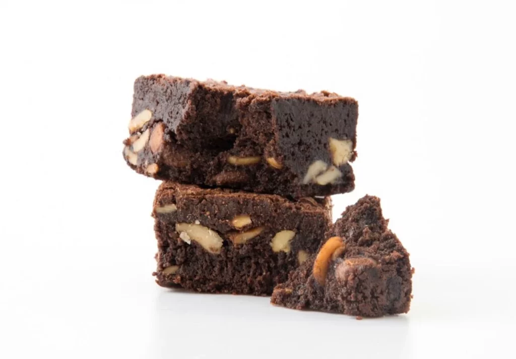 Ingredientes para un brownie americano con un giro especial