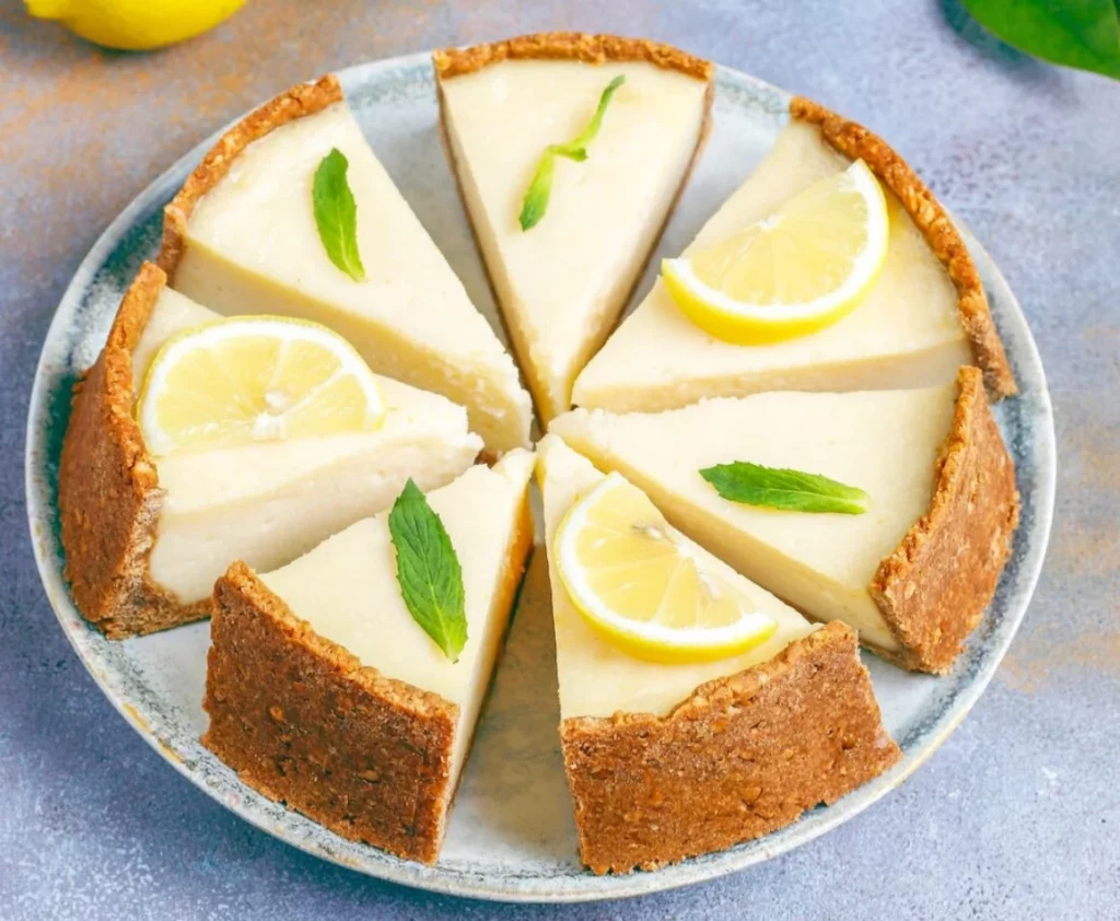 Ingredientes para una deliciosa tarta de limón al estilo griego