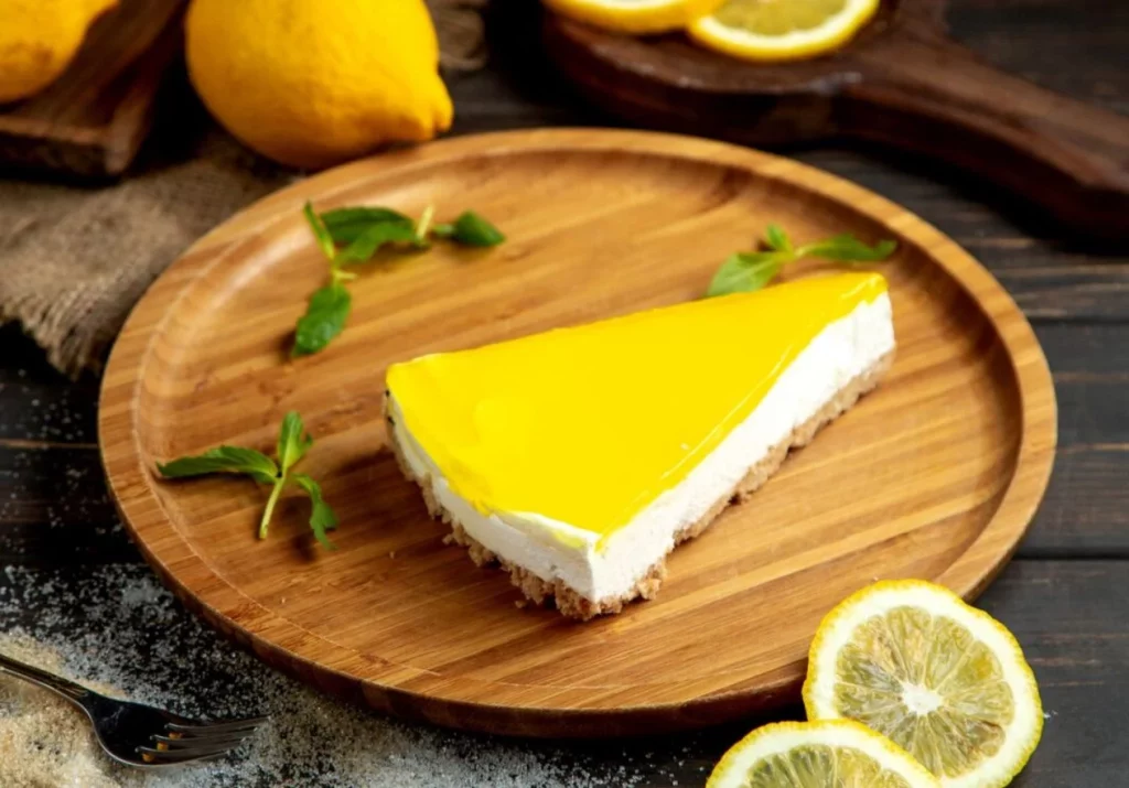 Preparación para una exquisita tarta de limón