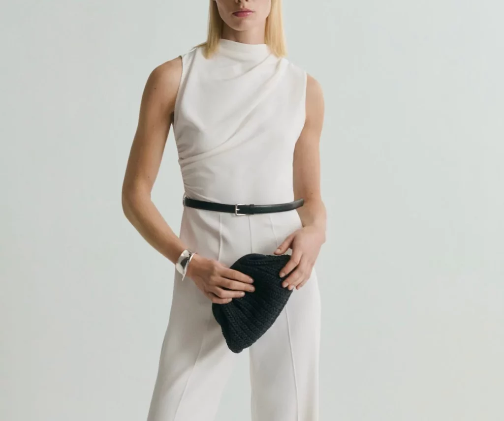 Mono ‘total white’ de Mango