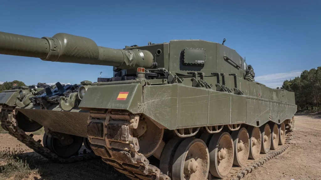 El tanque renace en la era del dron: La lección de Ucrania y el futuro del Leopard 1 Moncloa Prueba Nemus en Leopard (Fuente: Indra)