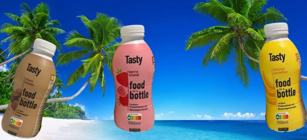 Lidl lo vuelve a hacer con la bebida de verano que arrasa en 3 sabores irresistibles y puedes llevar a todas partes 9 Moncloa Un batido que se come: así es el “Tasty – Food in a Bottle”