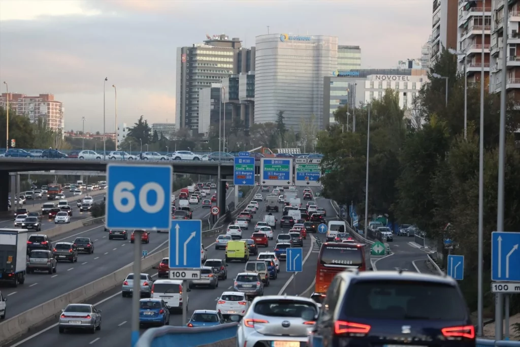 EuropaPress 3372144 trafico m30 altura puente ventas primera hora manana madrid espana hoy Moncloa