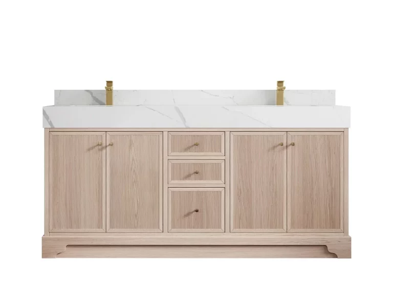 Mueble de Roble Blanco: La tendencia de baño que no sabías que necesitabas