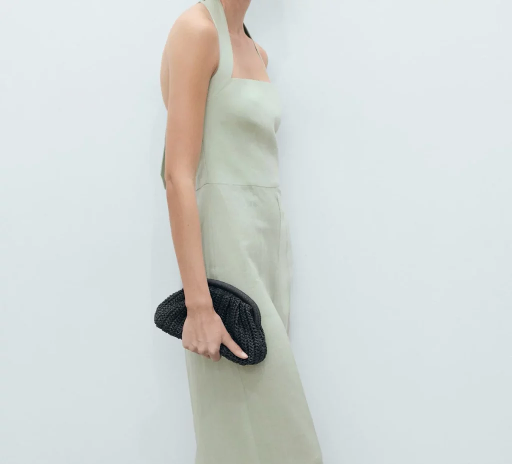 Mono halter 100% lino de Mango