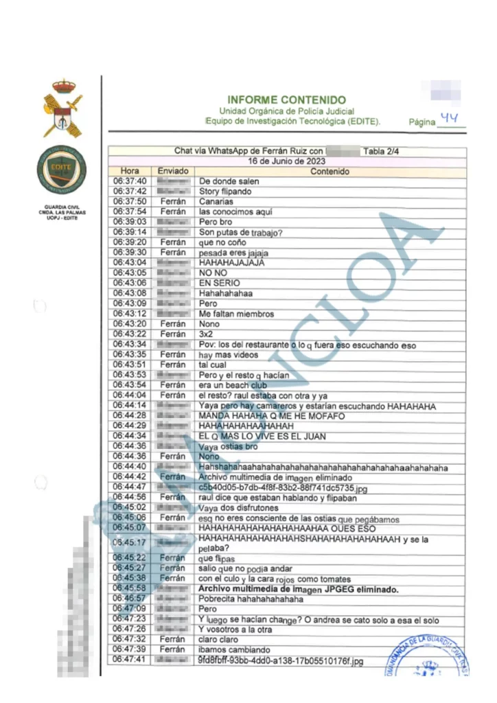El informe UCO sobre el móvil del futbolista Raúl Asencio: «No se localiza ningún registro» 1 Moncloa asencio 2.1 Moncloa