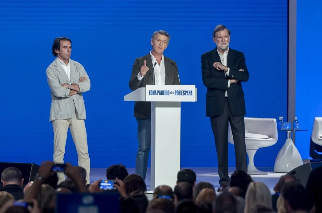 EuropaPress 6840285 i d expresidente gobierno jose maria aznar presidente pp alberto nunez Moncloa