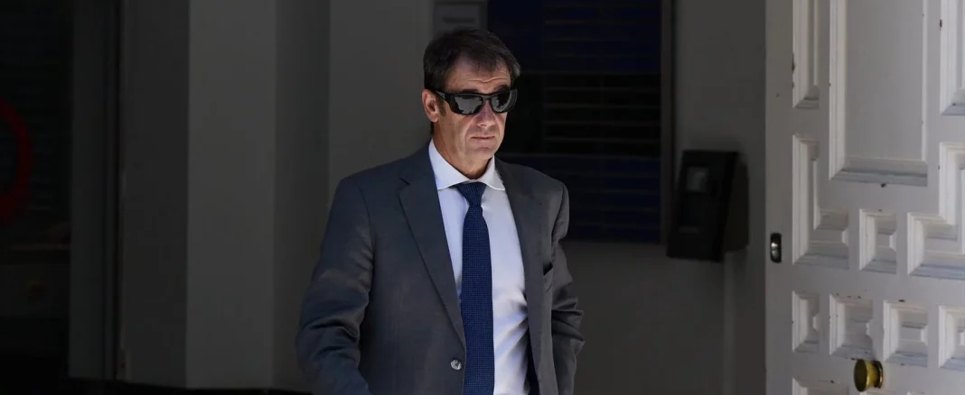 EuropaPress_6844740_exdirectivo_acciona_navarra_fernando_merino_llegada_tribunal_supremo_julio Fernando Merino, ex directivo de Acciona imputado en el Caso Koldo.EP