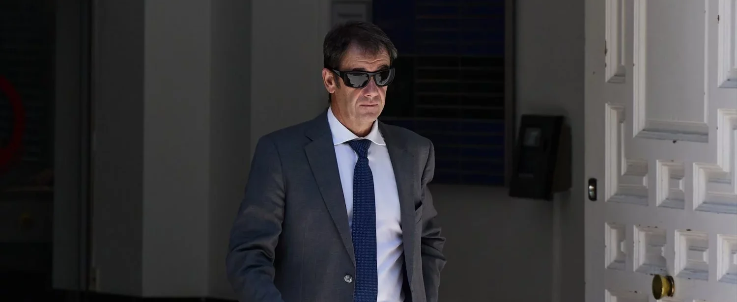EuropaPress_6844740_exdirectivo_acciona_navarra_fernando_merino_llegada_tribunal_supremo_julio Fernando Merino, ex directivo de Acciona imputado en el Caso Koldo.EP