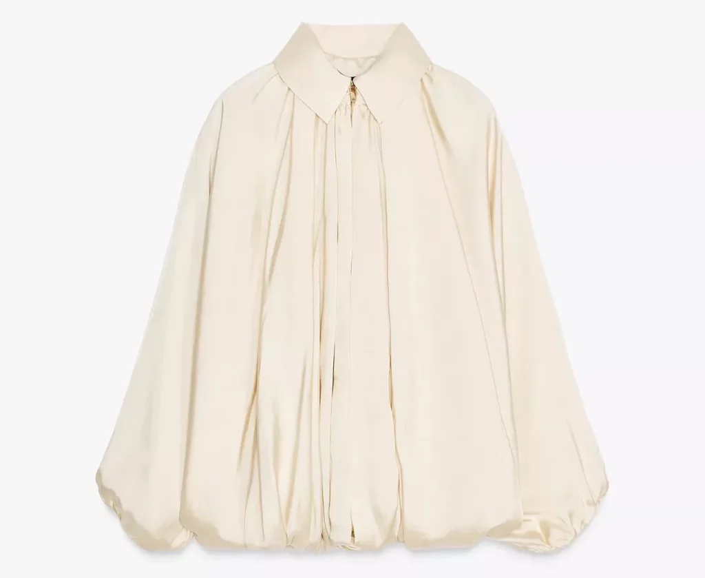 Bomber abullonada de Zara