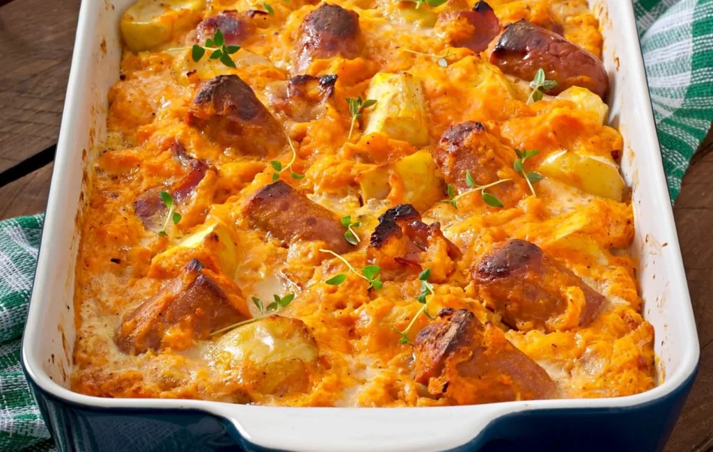 Ingredientes para unas deliciosas y clásicas patatas gratinadas