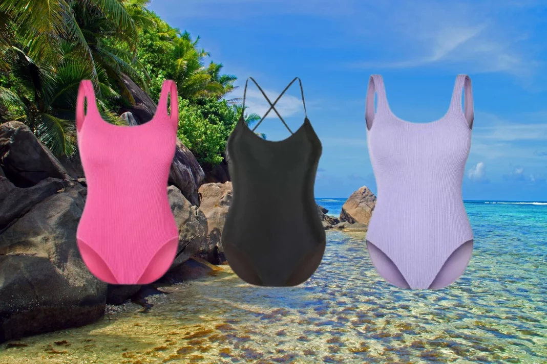 Otros bañadores en colores que no pasan de moda