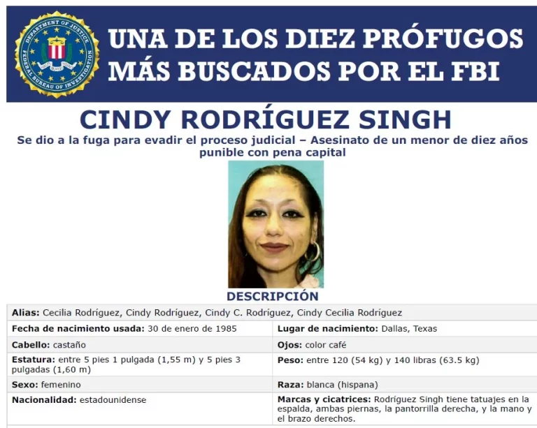 El FBI pone en su lista de «más buscados» a una madre acusada de matar a su hijo