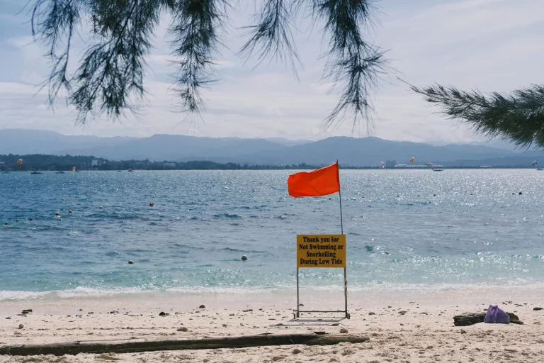 En la playa este color en la bandera es la diferencia entre la vida y la muerte