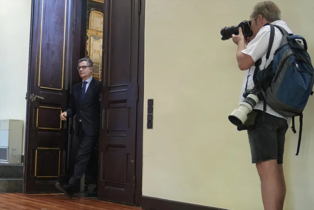 EuropaPress 6859580 ministro presidencia relaciones cortes justicia felix bolanos llega Moncloa