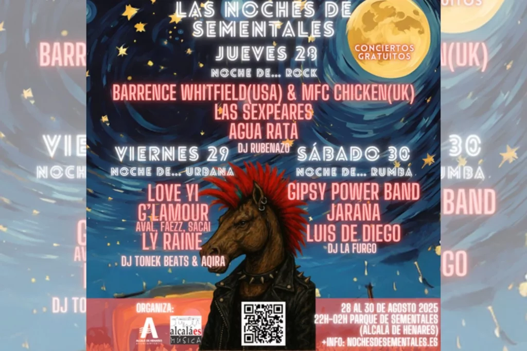 Agosto viene cargado de buena música con estos conciertos gratuitos que no te puedes perder 1 Moncloa Los conciertos gratuitos serán en Sementales