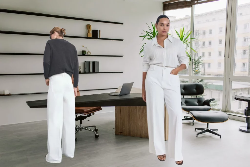 Viste elegante y a la moda con este pantalón de mango 